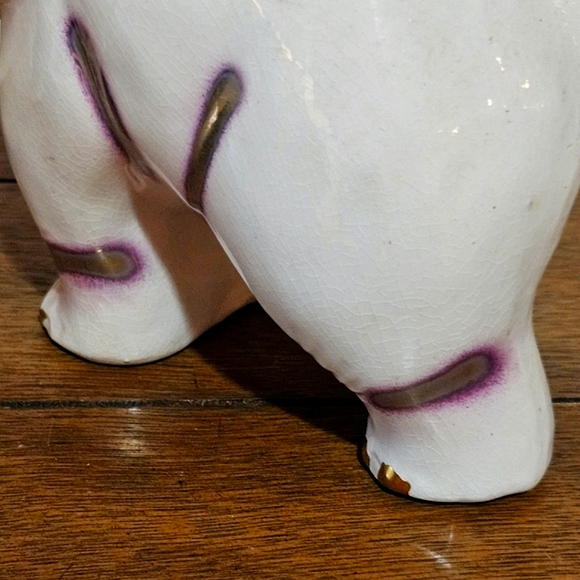 Vintage White and Gold Elephant - Picture 8 of 12